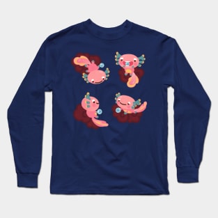 Umpearl the axolotl Long Sleeve T-Shirt